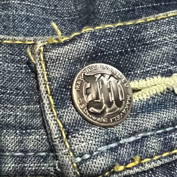 Vintage 1990s Tupac Makaveli Jeans 34x34 (32x32) - Picture 11 of 13